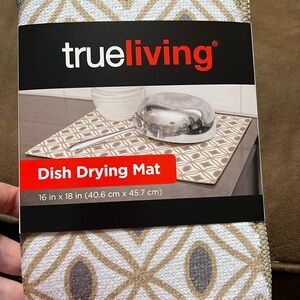 NWT Trueliving Dish Drying Mat